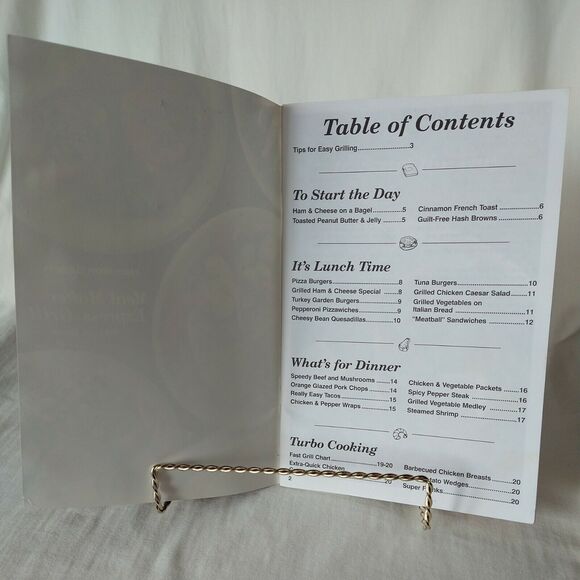 Hamilton Beach Meal Maker Express Grill Recipe CookBook Bilingual French English - Picture 4 of 9